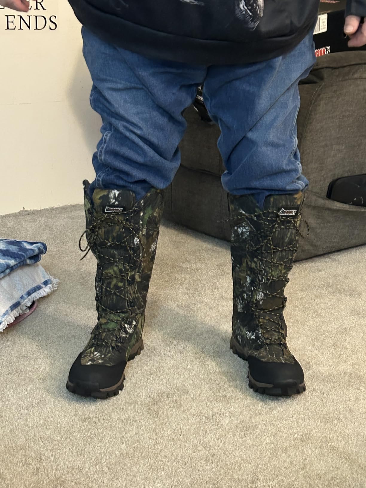 ROCKY Men's Camouflage Waterproof Side-zip Snake Boots customer photo 1