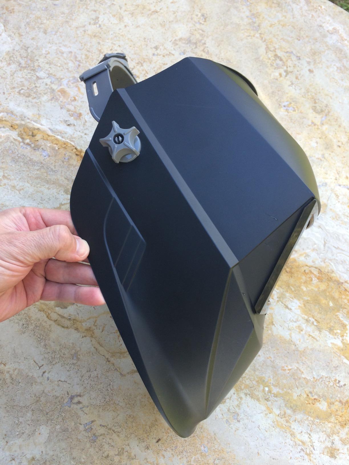 Miller 287803 Classic Series VS Welding Helmet, Auto-Darkening, Black | Variable shade lens; auto on/off; lightweight; everyday welding use customer photo 1