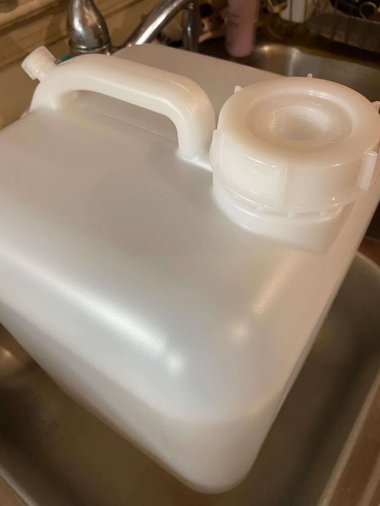 FastRack 5 Gallon Hedpak with Cap | BPA-free, Food-Grade, and Leak-Proof | White Water Container | Ideal for brewing, fermentation, or storage customer photo 1
