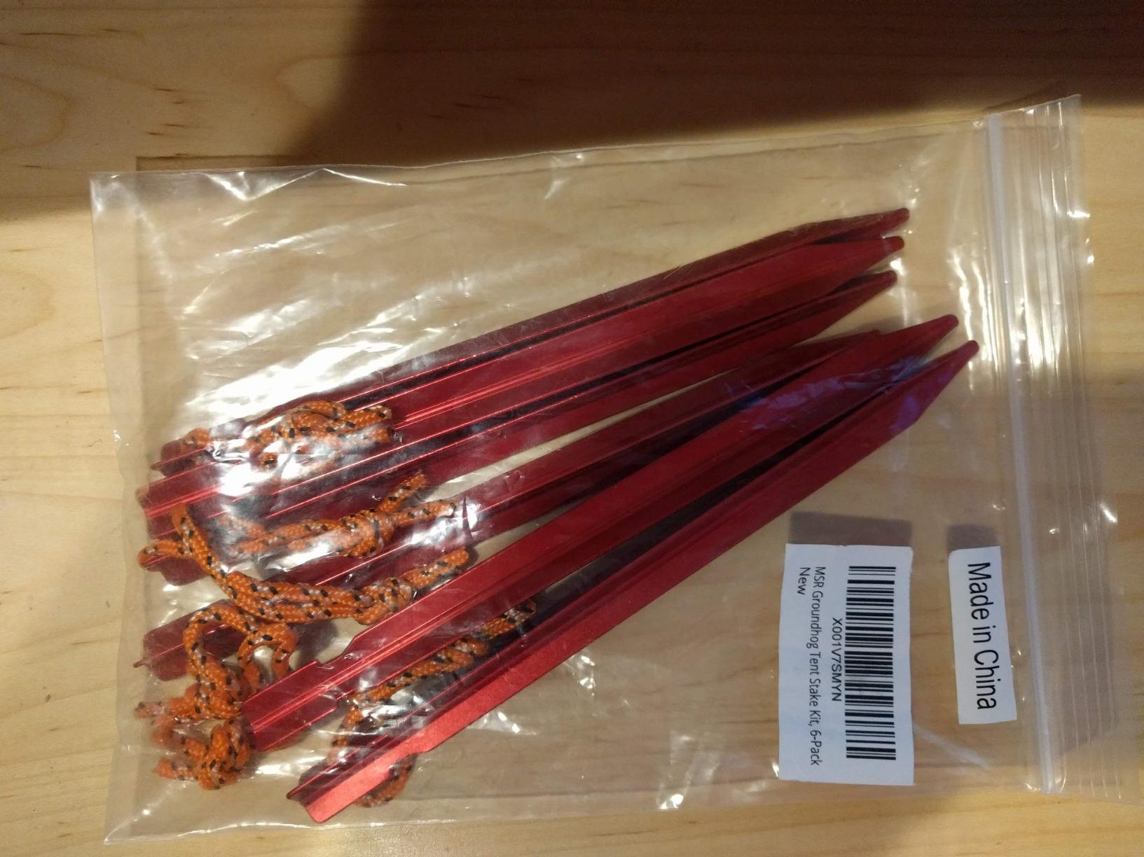 MSR Groundhog Tent Stake Kit customer photo 1