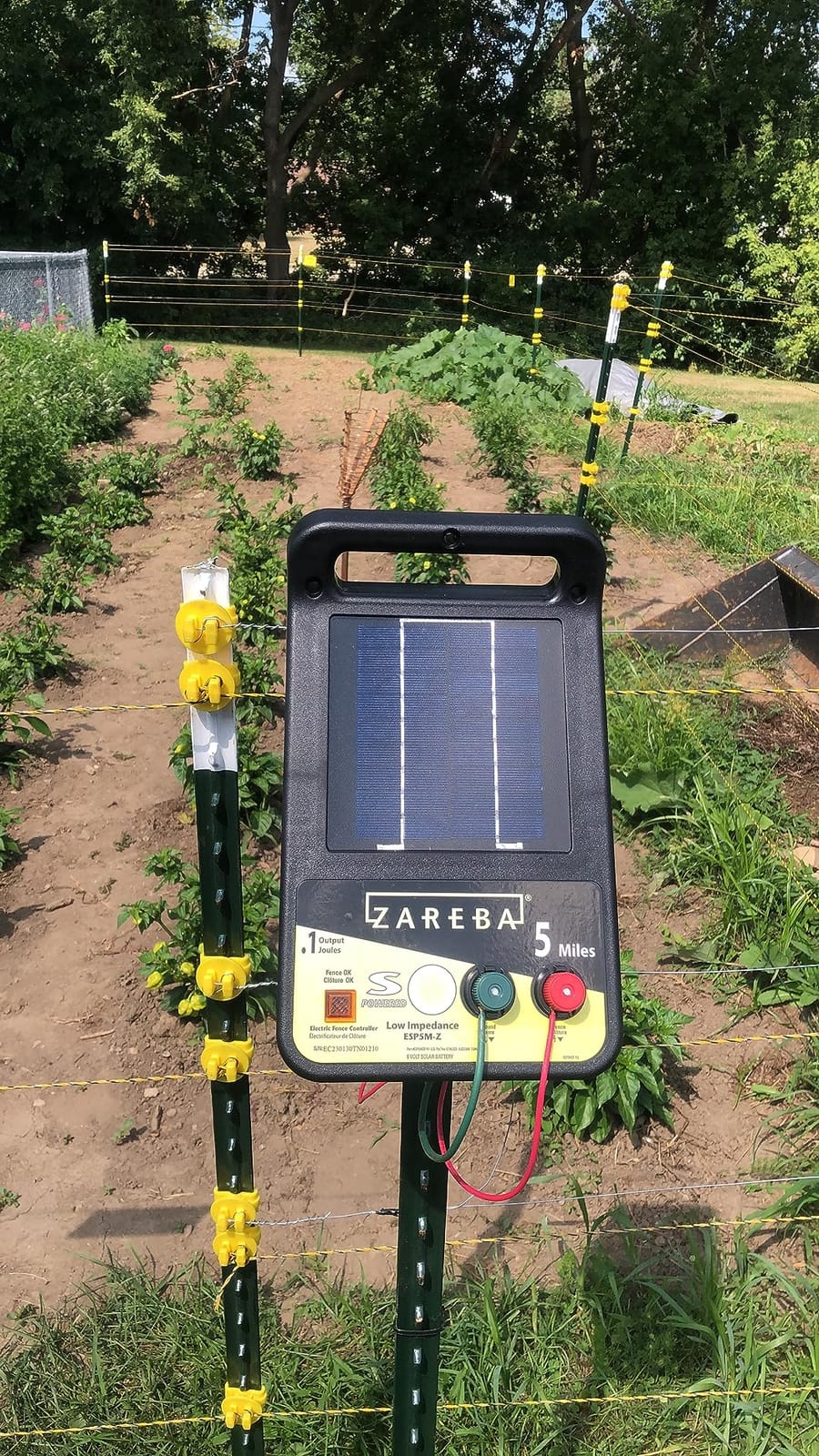 Zareba Solar Electric Fence Charger, 5 Mile Range Low Impedance Energizer customer photo 2
