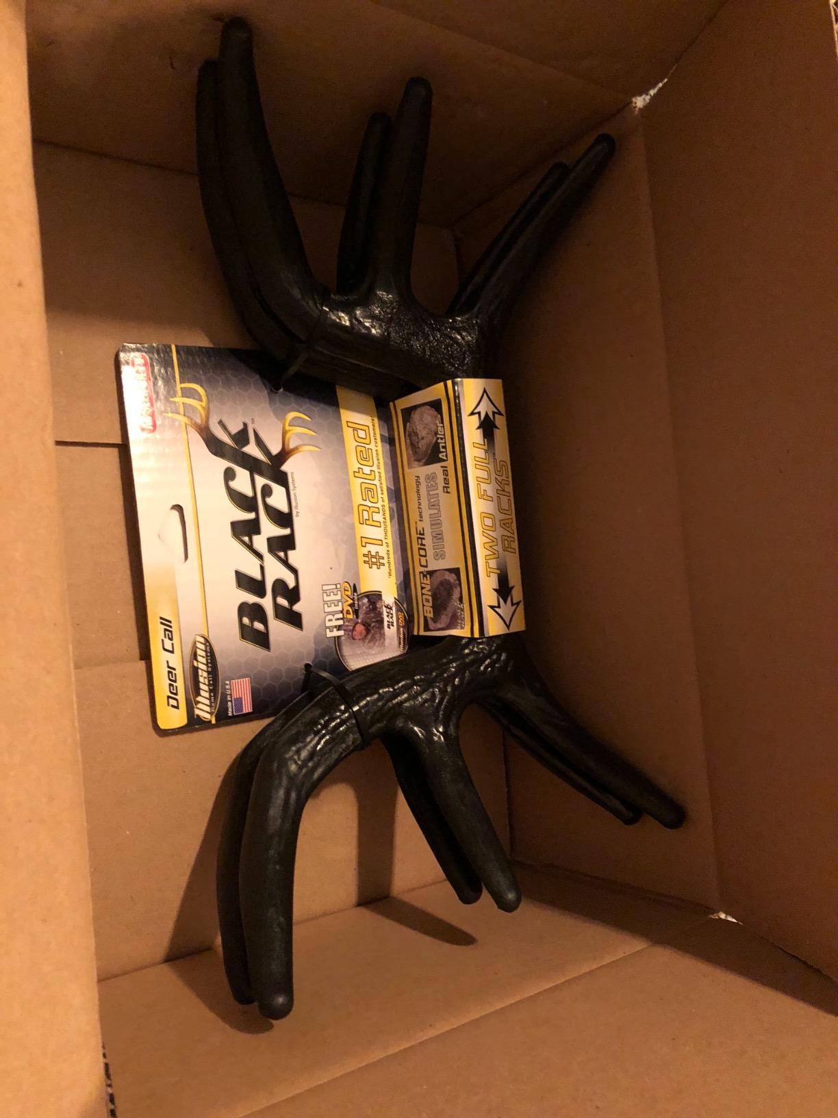 Black Rack Rattling System by Illusion | Rattling Antlers | Rattling Horns | Deer Call | Bone-Core Technology customer photo 1