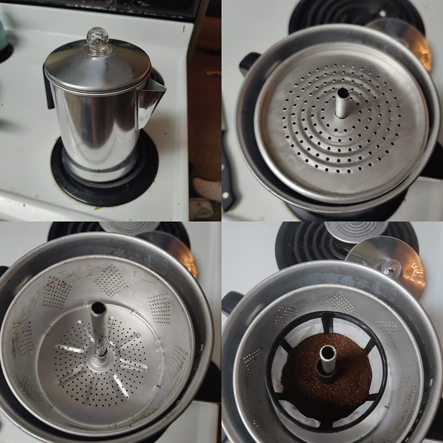 Primula Today Aluminum Stove Top Percolator Maker Durable, Brew Coffee On Stovetop, 9 Cup, Silver customer photo 1