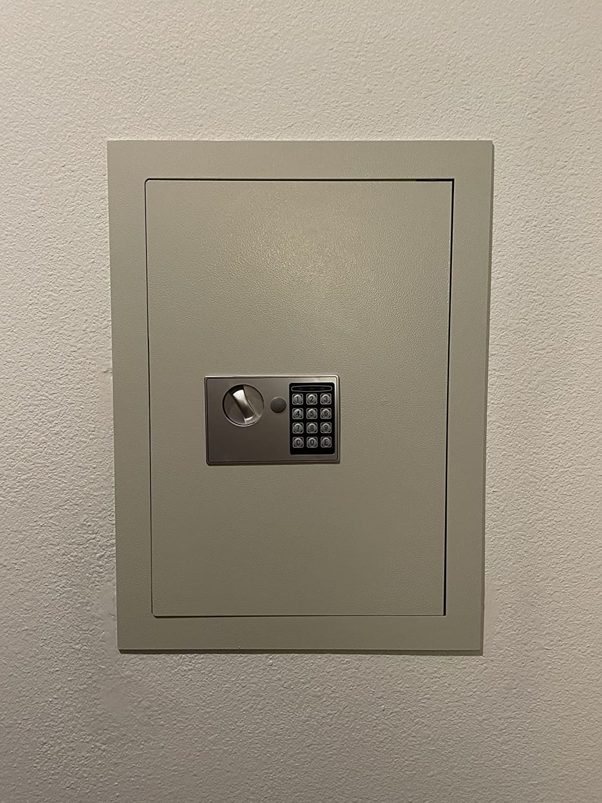 In-Wall Safe with Electronic Keypad and 2 Manual Override Keys - Protect Money, Jewelry, and Passports at Home or Business by Paragon Safes (Gray) customer photo 2