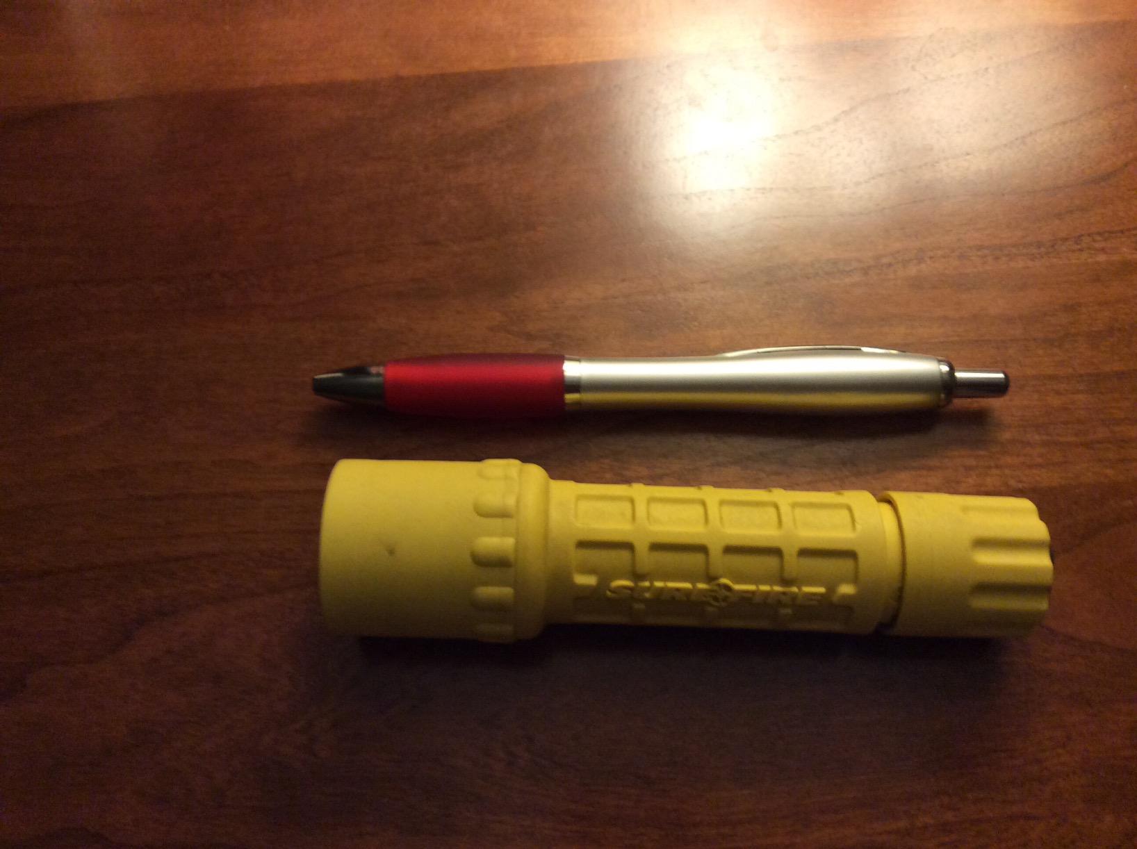 SureFire G2X Tactical 600 Lumens 8,700 Candela LED Flashlight with Click Tailcap Switch - Mil-Spec Hard Anodized IPX7 customer photo 1