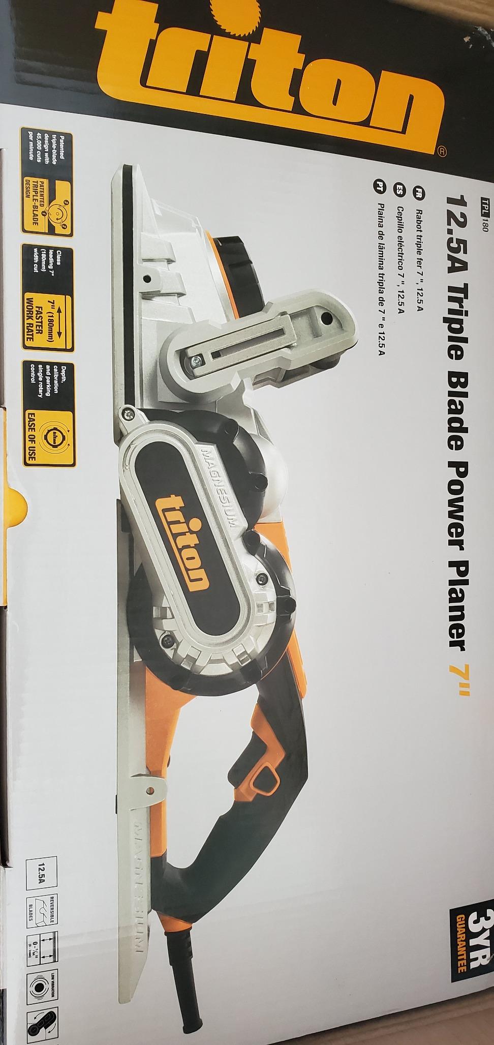 Triton TSPS450 3.5Amp Cast Iron Top Oscillating Spindle Sander, Orange customer photo 2