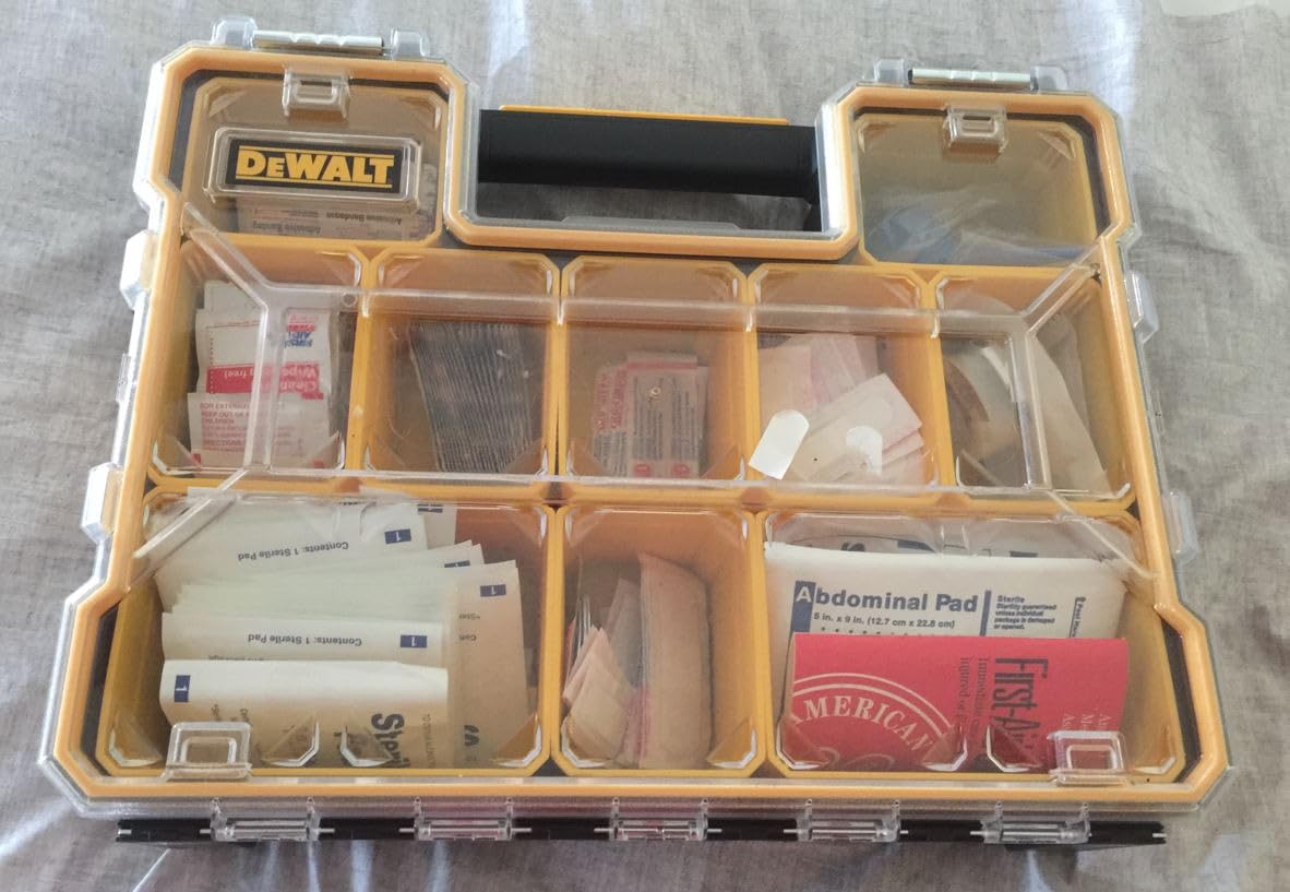 DEWALT Small Parts Organizer, Hardware Storage Box with Removable Dividers, 10-Compartment (DWST14825) customer photo 1