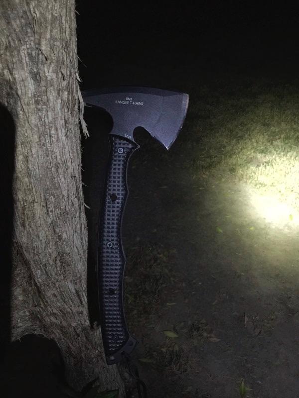 CRKT Kangee T-Hawk Outdoor Tomahawk with Sheath, Black, 2725 customer photo 1