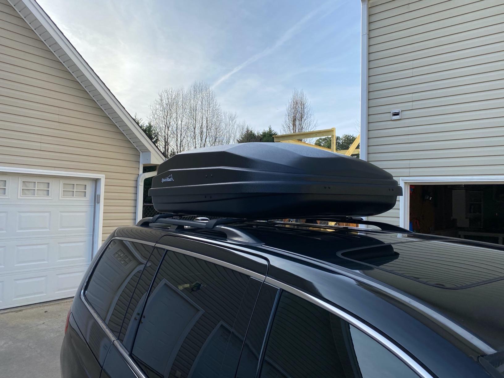 SportRack Vista XL Rear Opening Cargo Box, Black customer photo 1