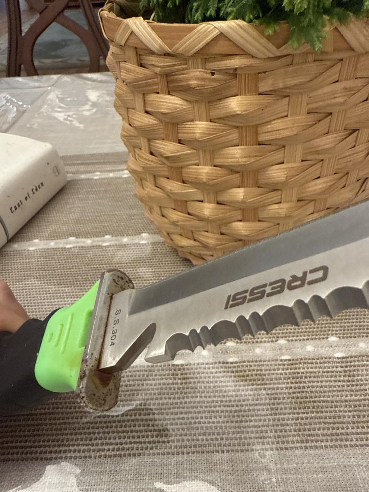 Cressi Borg, Long Blade Knife for Diving and Spearfishing Knife - Pointed & Blunt Tip customer photo 1