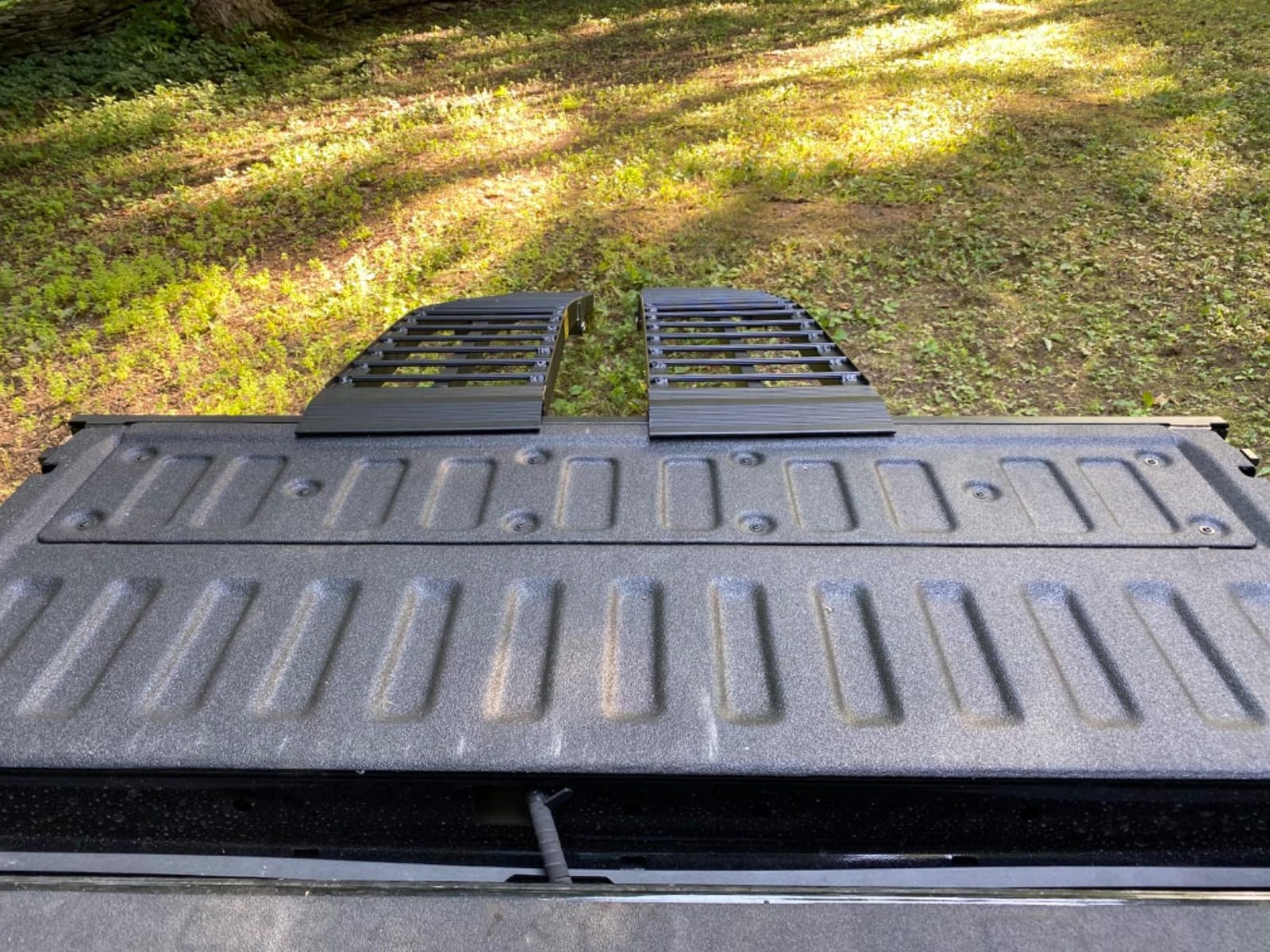 10' ATV Loading Ramps, 1,200 lb, Titan Ramps | Aluminum loading ramps for pickup trucks foldable, lightweight with serrated crossbars customer photo 1
