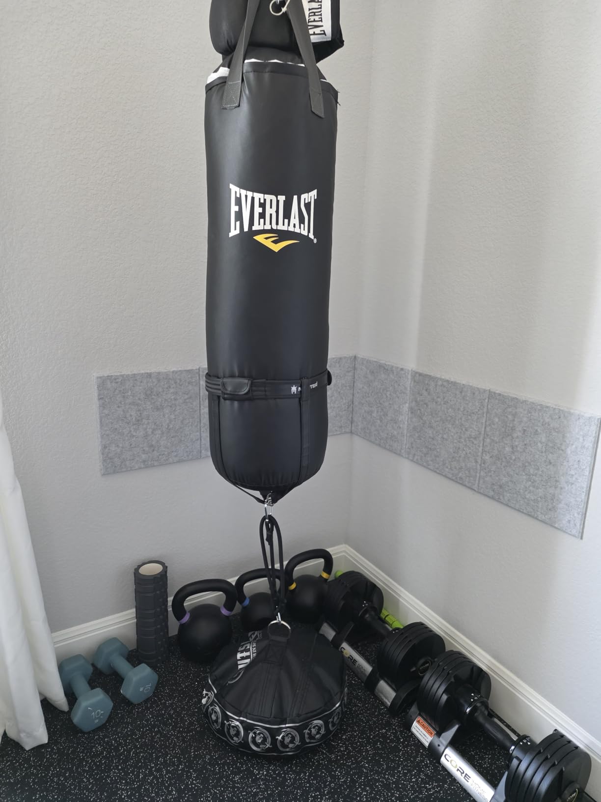 Outslayer Double End Heavy Bag Double End Ball Floor Anchor with Bungee Cord customer photo 2