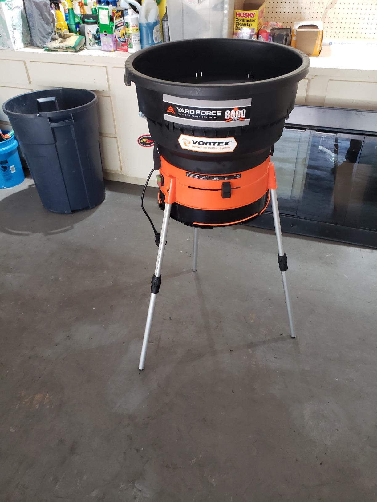 Yard Force YF8000LS Electric Leaf Mulcher/Shredder with Bonus Accessory Kit, One Size, Black/Orange customer photo 1