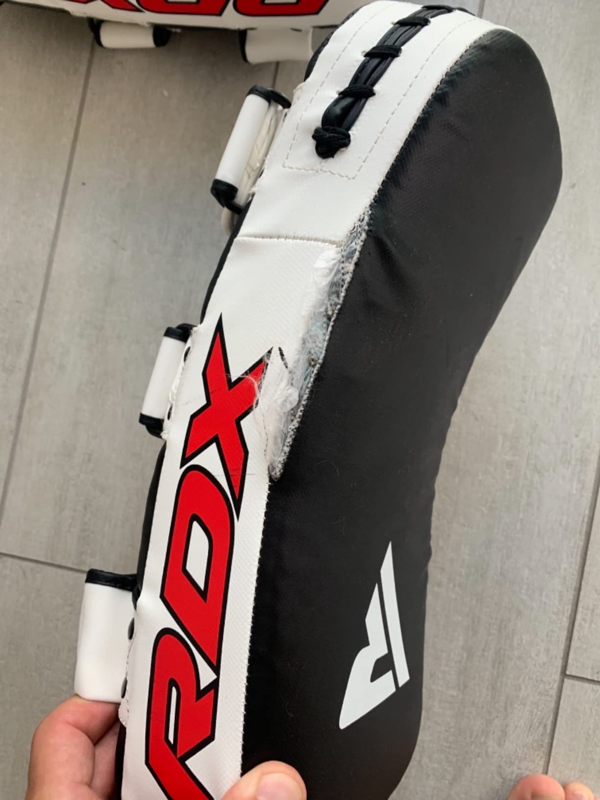 RDX Muay Thai Pad for Training - Curved Kickboxing Kicking Strike Shield customer photo 1