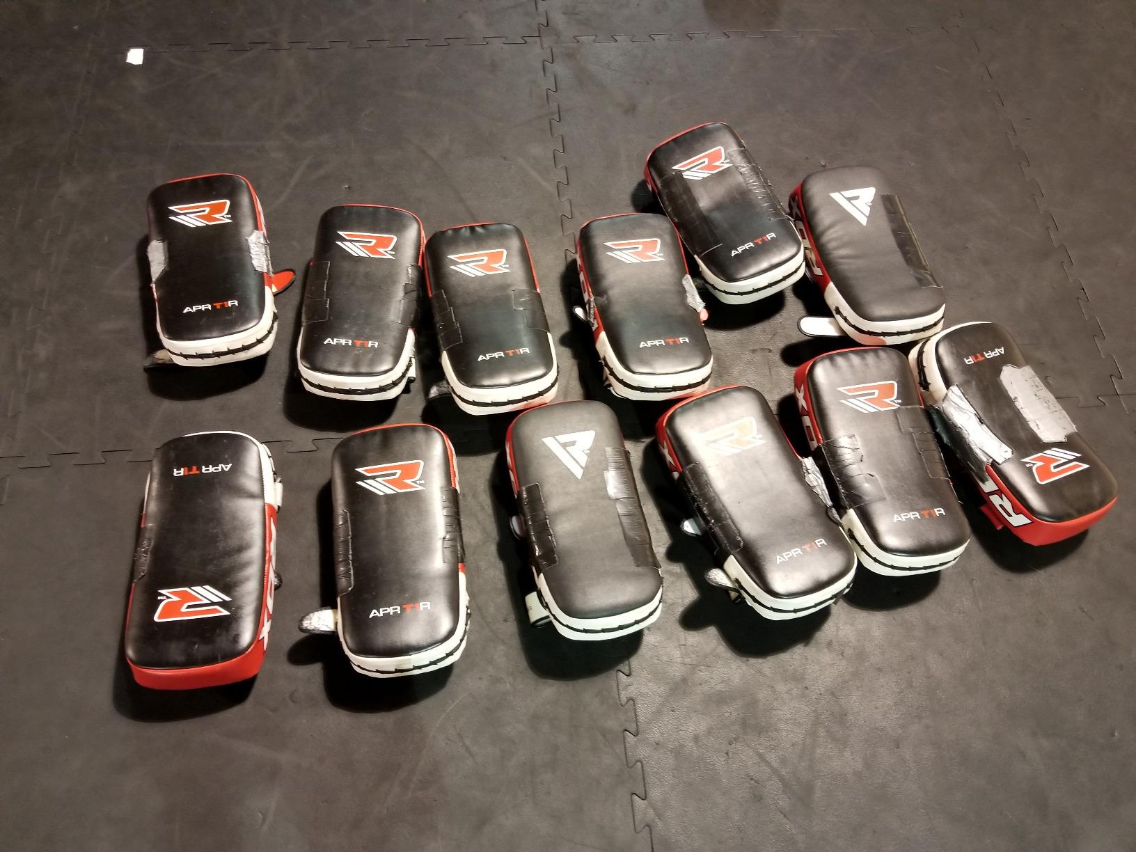 RDX Muay Thai Pad for Training - Curved Kickboxing Kicking Strike Shield customer photo 2