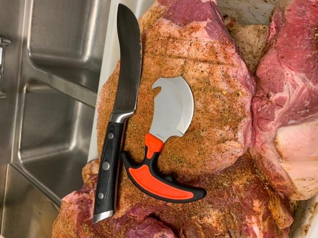 Gerber Gear Vital Skin and Gut Knife [31-002743] Orange | Gut hook knife for deer hunting, field dressing, replaceable blade, lightweight handle, orange grip, 31-002743 customer photo 2