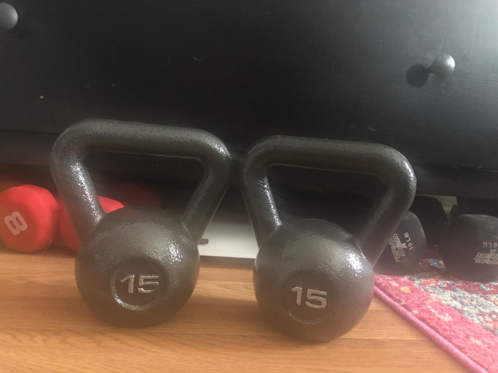 Marcy Hammertone Kettle Bells - 10 to 55 lbs. HKB Workout Weights customer photo 2