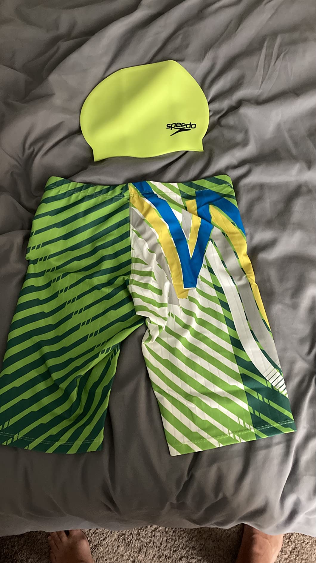Speedo Elastomeric Solid Silicone Swim Cap customer photo 2