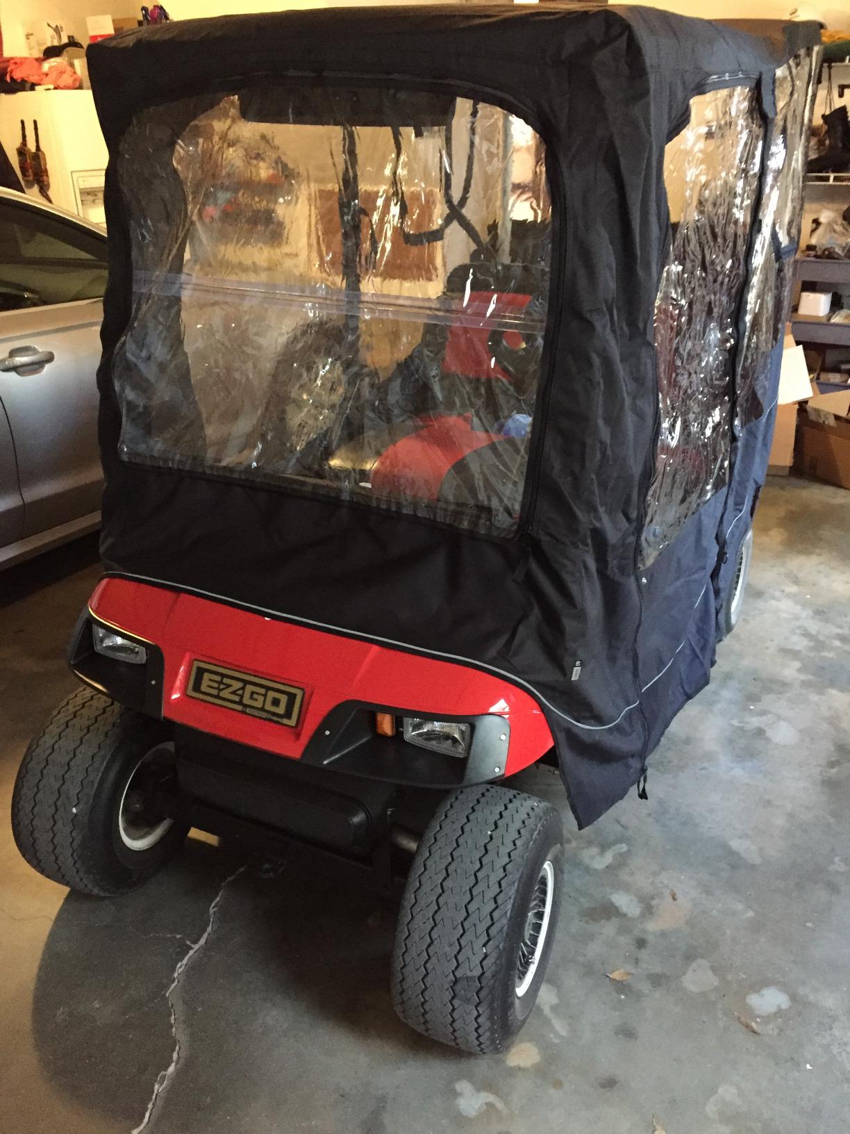 Classic Accessories Fairway Golf Cart Deluxe Enclosure customer photo 1