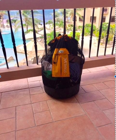 Stahlsac Bonaire Mesh Backpack: Big 142L size, ideal for dive gear, dry pockets customer photo 2
