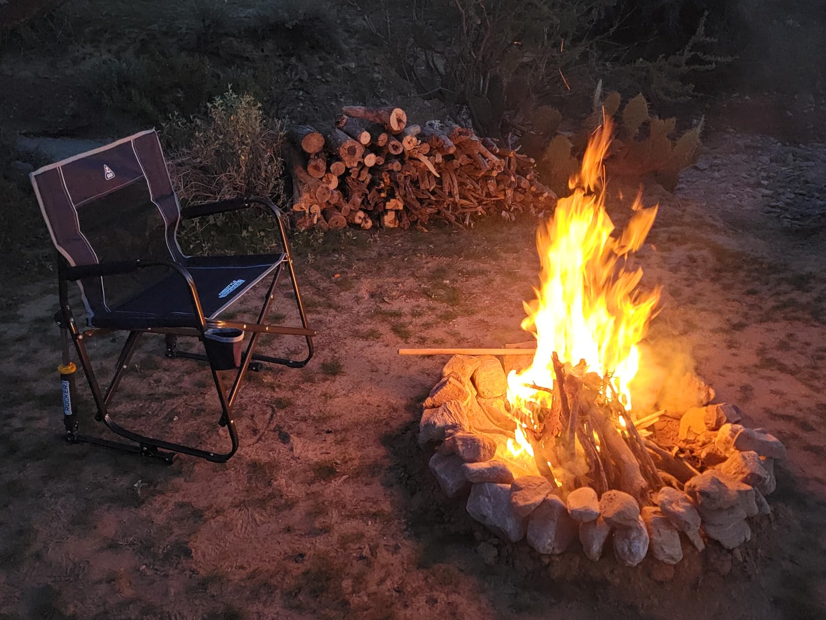 GCI Outdoor Freestyle Rocker Camping Chair - Cinnamon customer photo 1