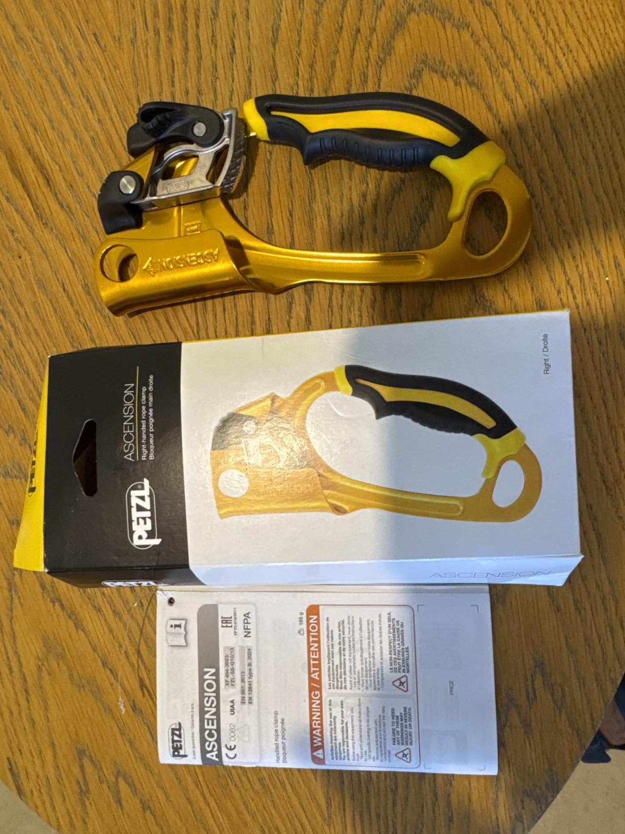 PETZL Ascension Ergonomic Handled Ascender for Rope Ascents (Right Hand) customer photo 1