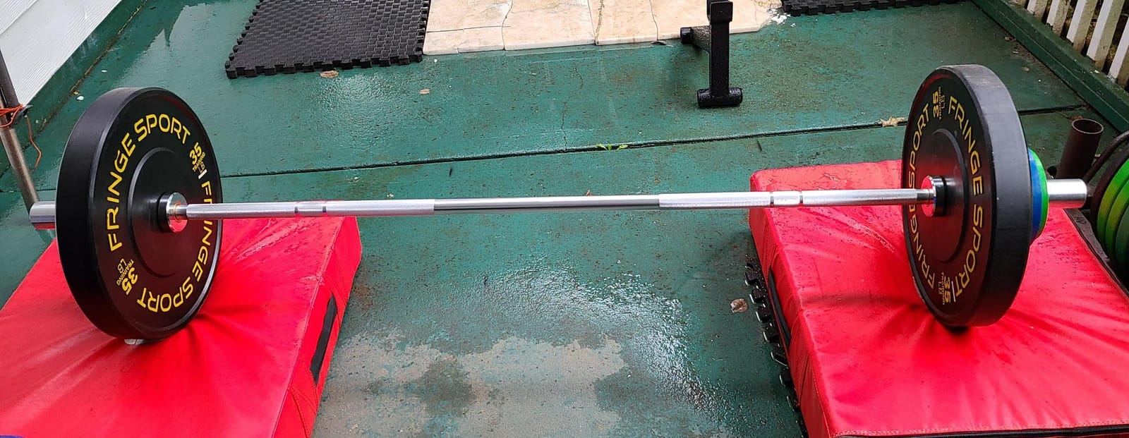 Rage Fitness Olympic Training Barbell 6FT, 15lb Weight, 300LBS Capacity customer photo 2