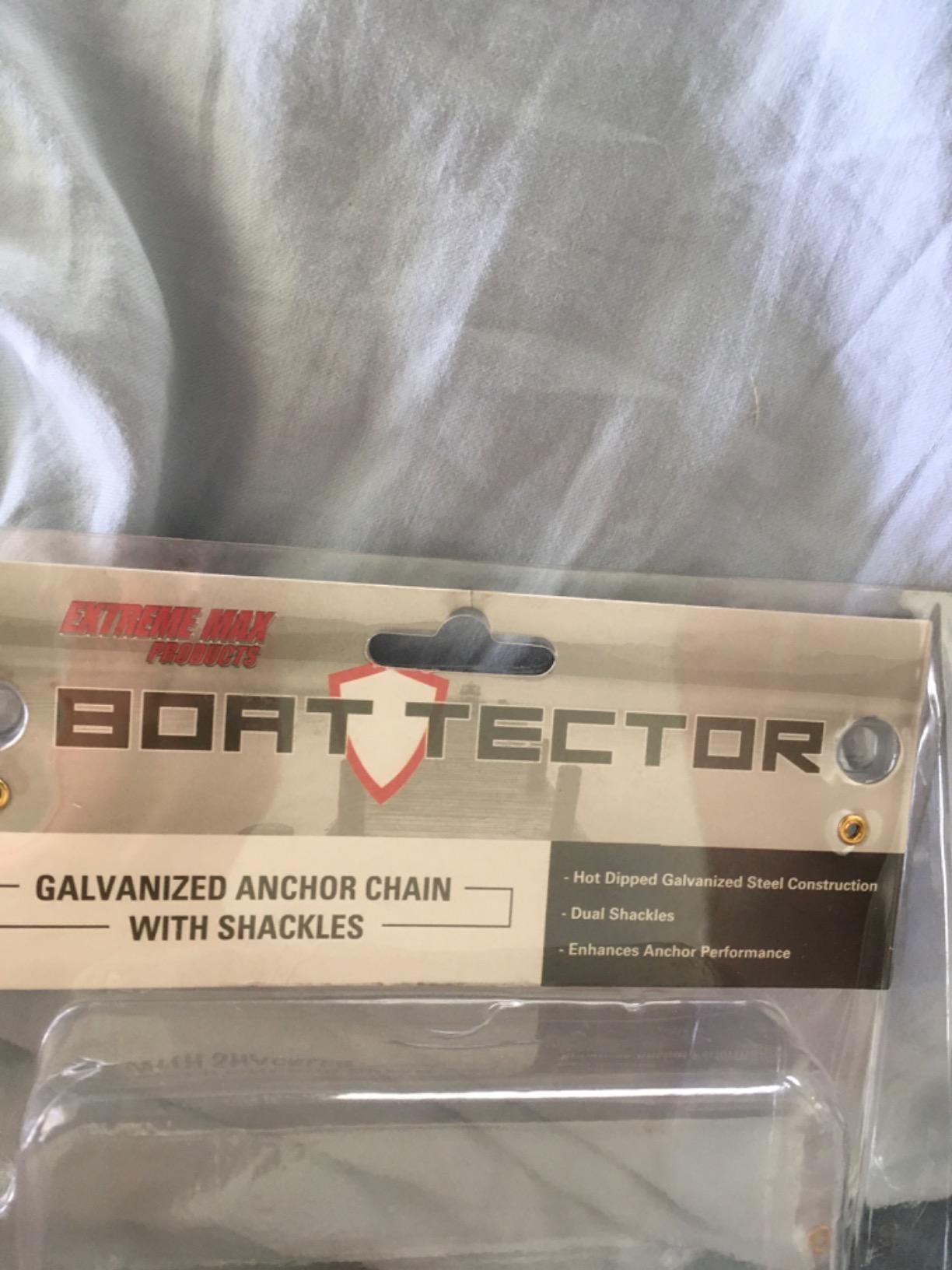 Extreme Max 3006.6575 BoatTector Marine-Grade Stainless Steel Anchor Lead Chain - 3/16