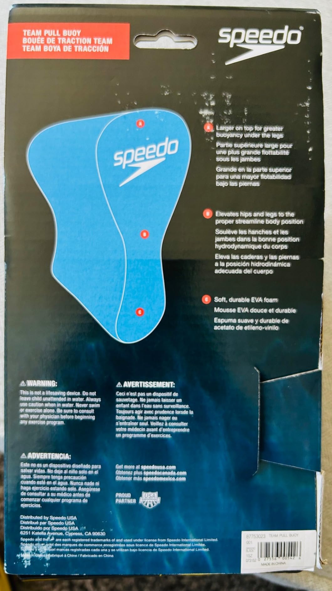Speedo Unisex-Adult Swim Training Pull Buoy customer photo 2