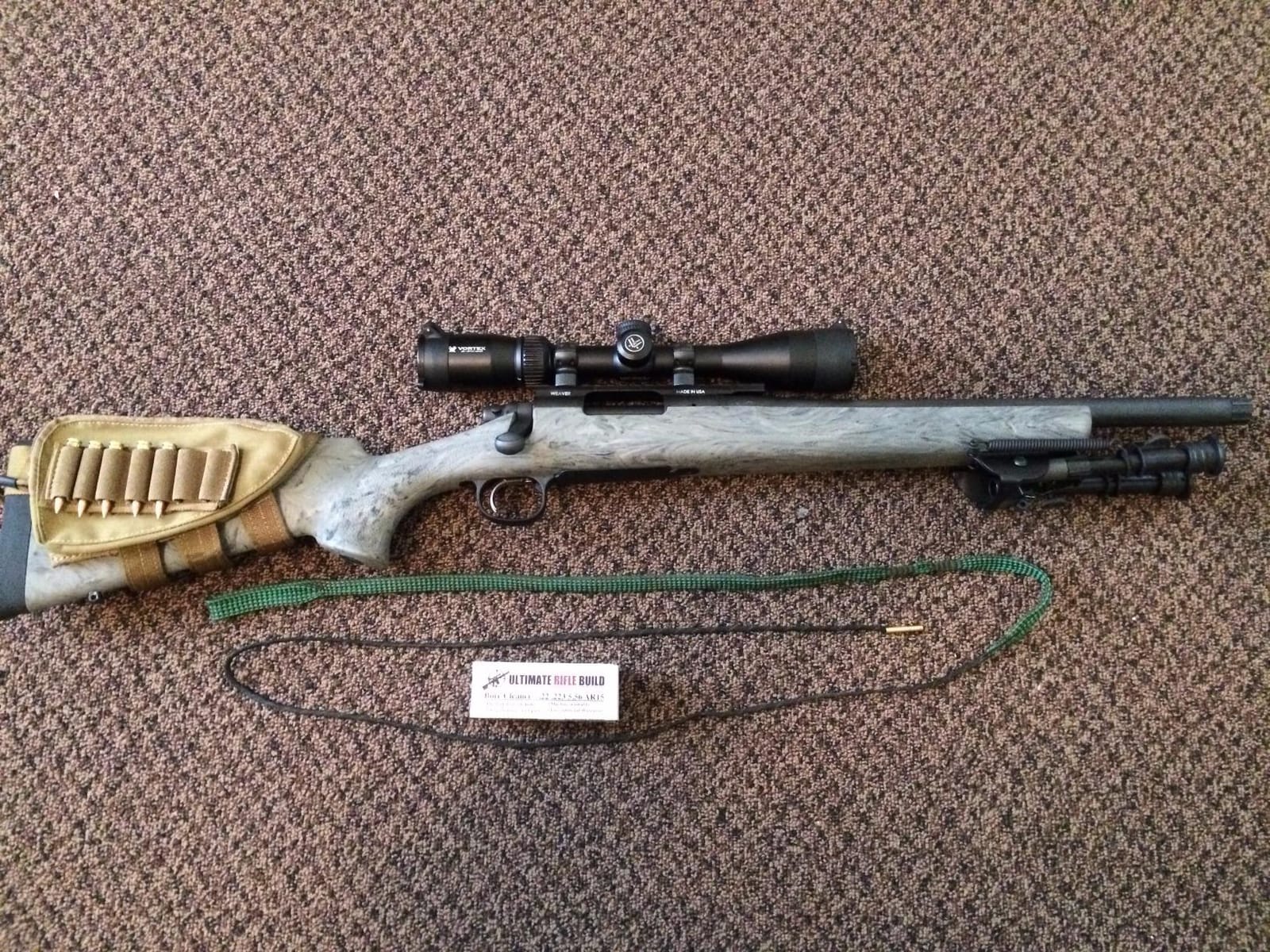 Ultimate Rifle Build Gun Snake for .223 5.56mm/.22/9mm/.380/12 GA/.30/.308/.44 Cal and More | Compact Gun Cleaner Rope customer photo 1