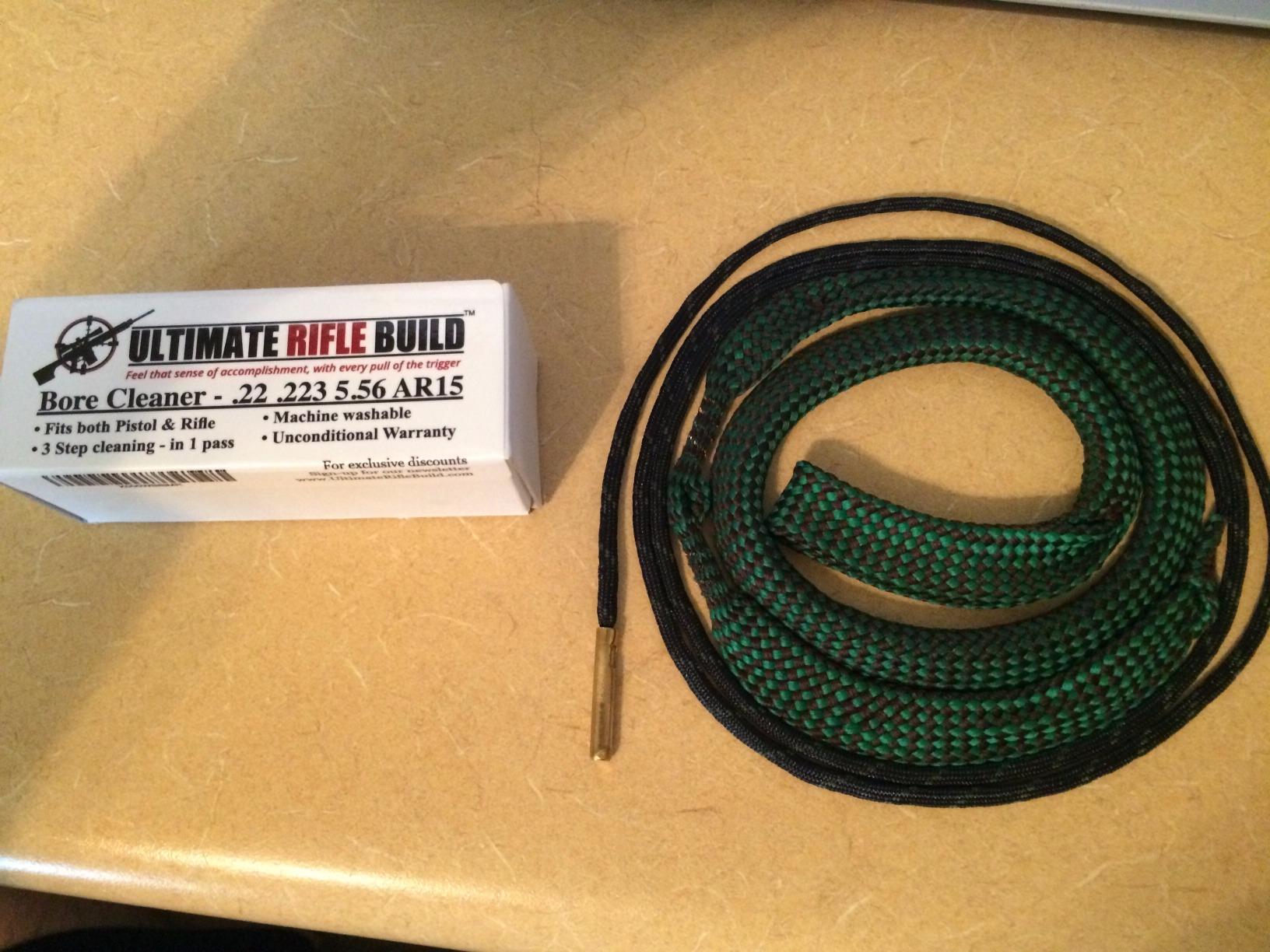 Ultimate Rifle Build Gun Snake for .223 5.56mm/.22/9mm/.380/12 GA/.30/.308/.44 Cal and More | Compact Gun Cleaner Rope customer photo 2