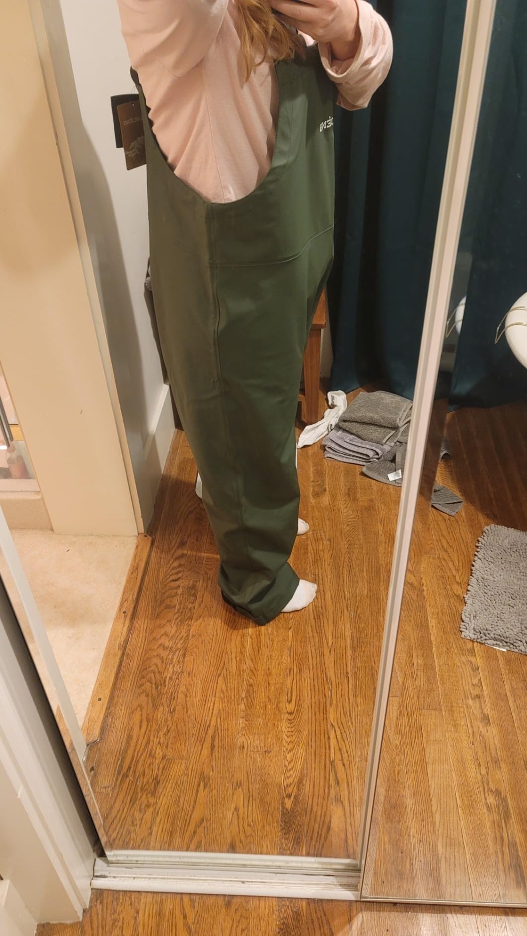 Grundéns Men's Neptune Bib - Fishing Pants | Commercial-grade waterproof fishing bibs designed for saltwater with rain protection & comfortable all-weather durability customer photo 2