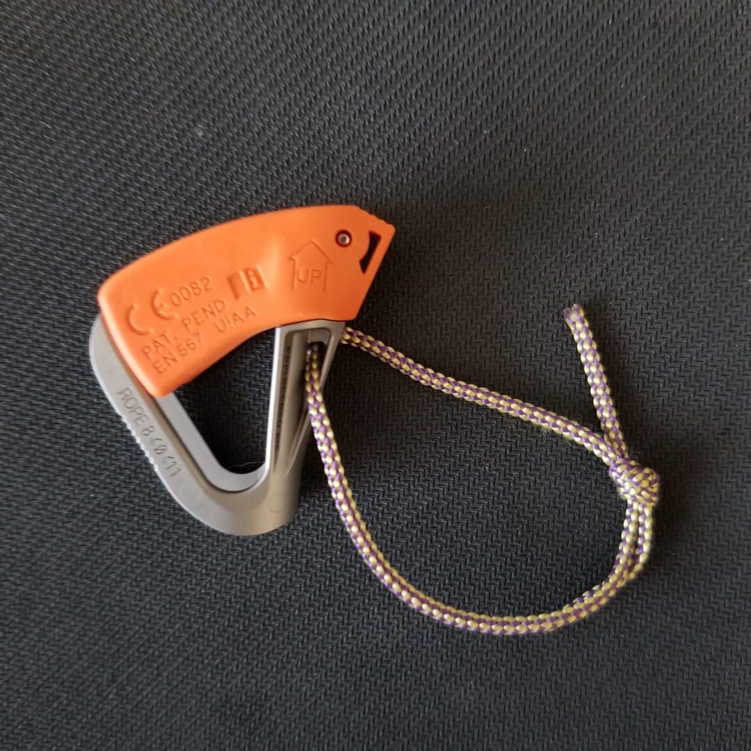 PETZL TIBLOC Ultra-Compact Emergency Ascender - Orange customer photo 2