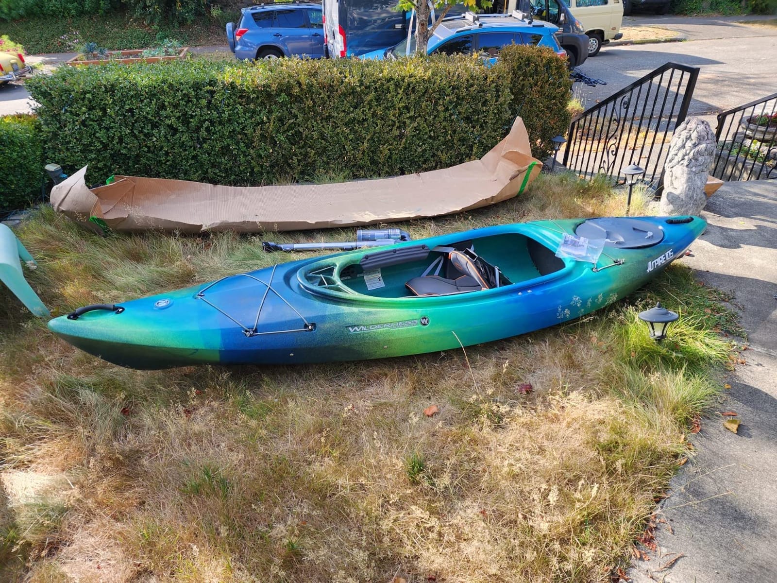 Wilderness Systems Aspire 105 | Sit Inside Recreational Kayak | Adjustable Skeg - Phase 3 Air Pro Seating customer photo 1