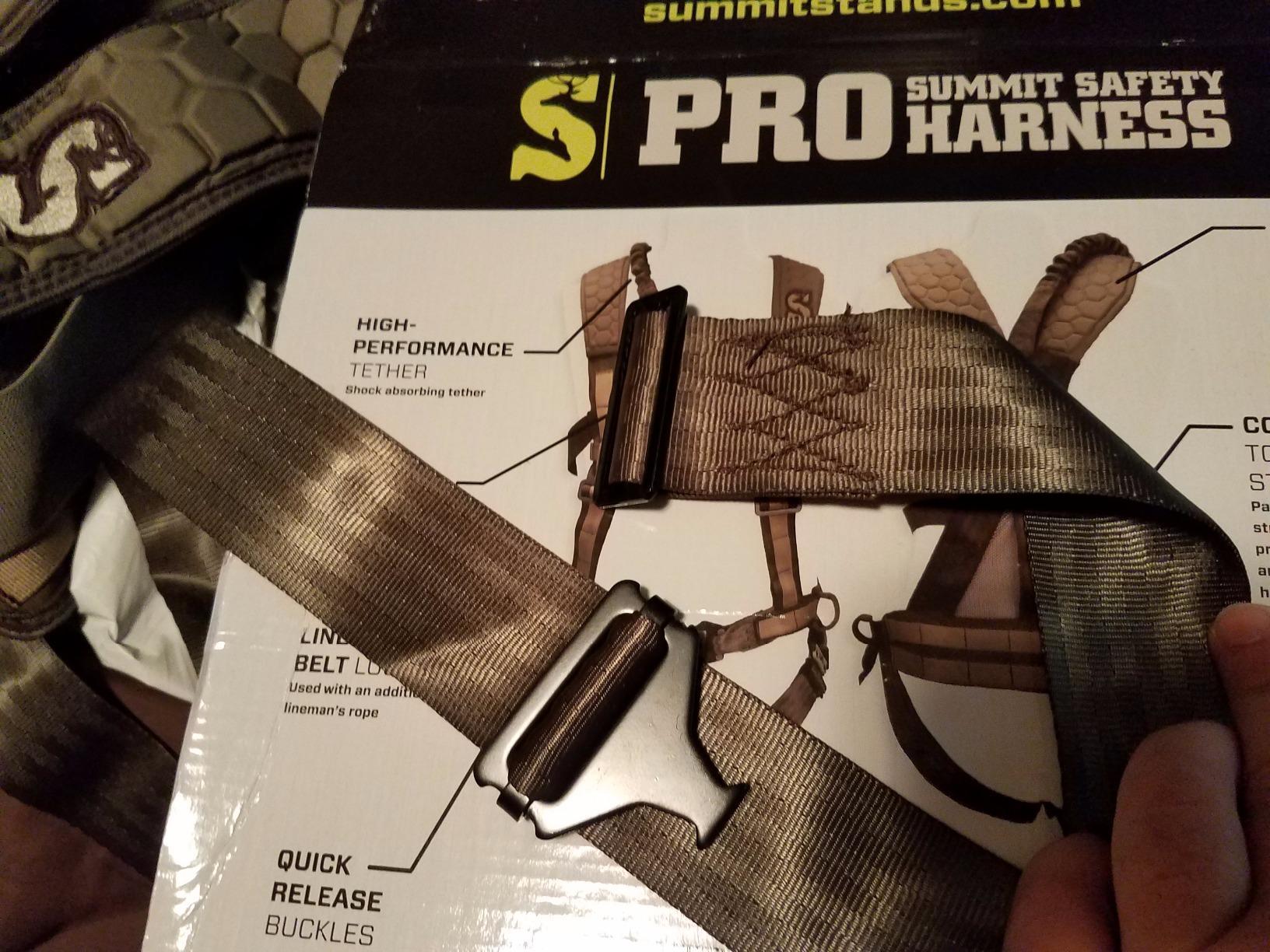 Summit Treestands Men's Pro Safety Harness, Large, Green, Model: SU83082 customer photo 2