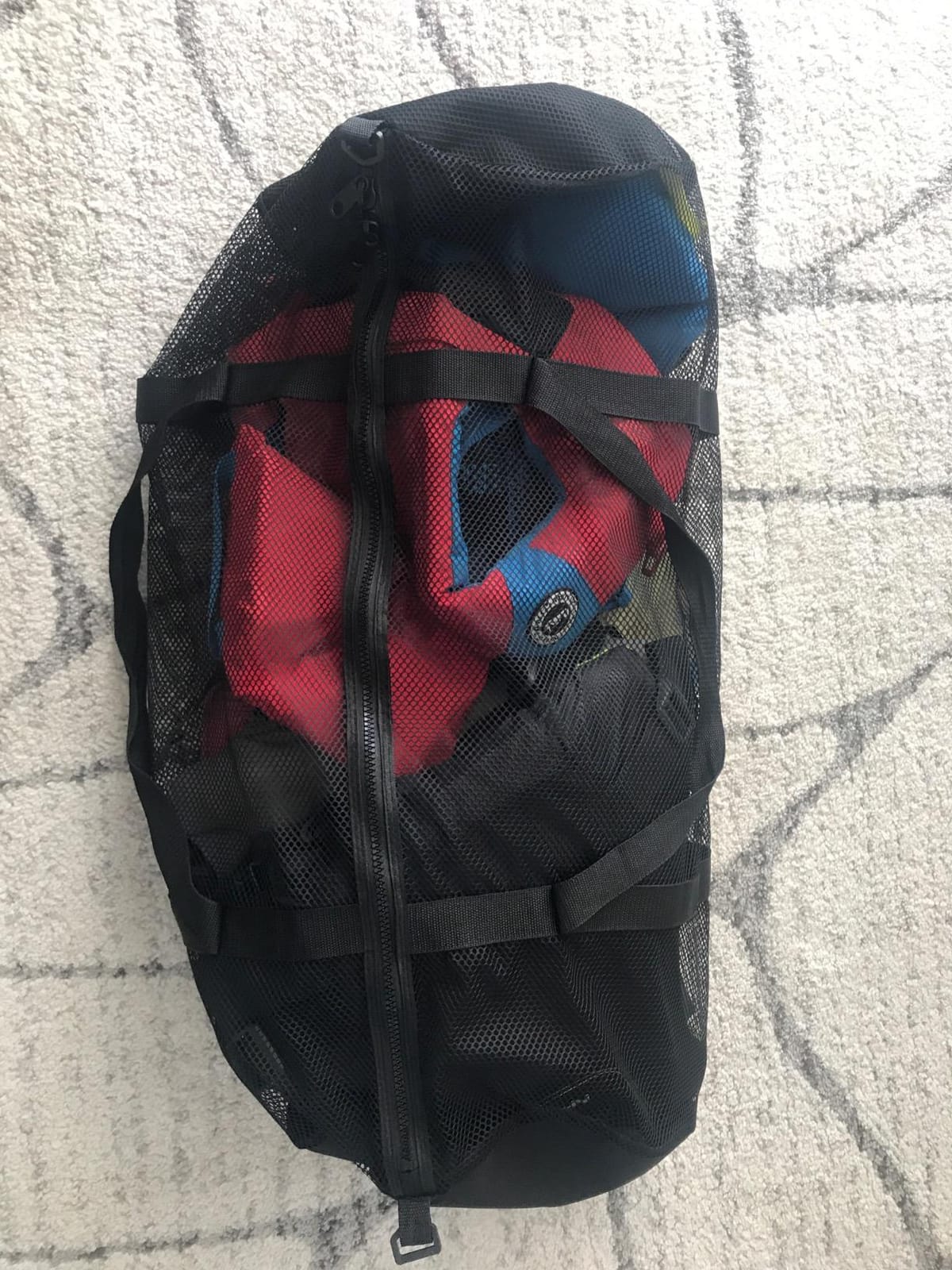 Kraken Aquatics Mesh Dive Duffle Bag for Scuba & Snorkel Gear, XL | Heavy-duty quick-dry mesh duffel for scuba, snorkeling, freediving & spearfishing gear. Holds 35 lbs. Shoulder strap. customer photo 2