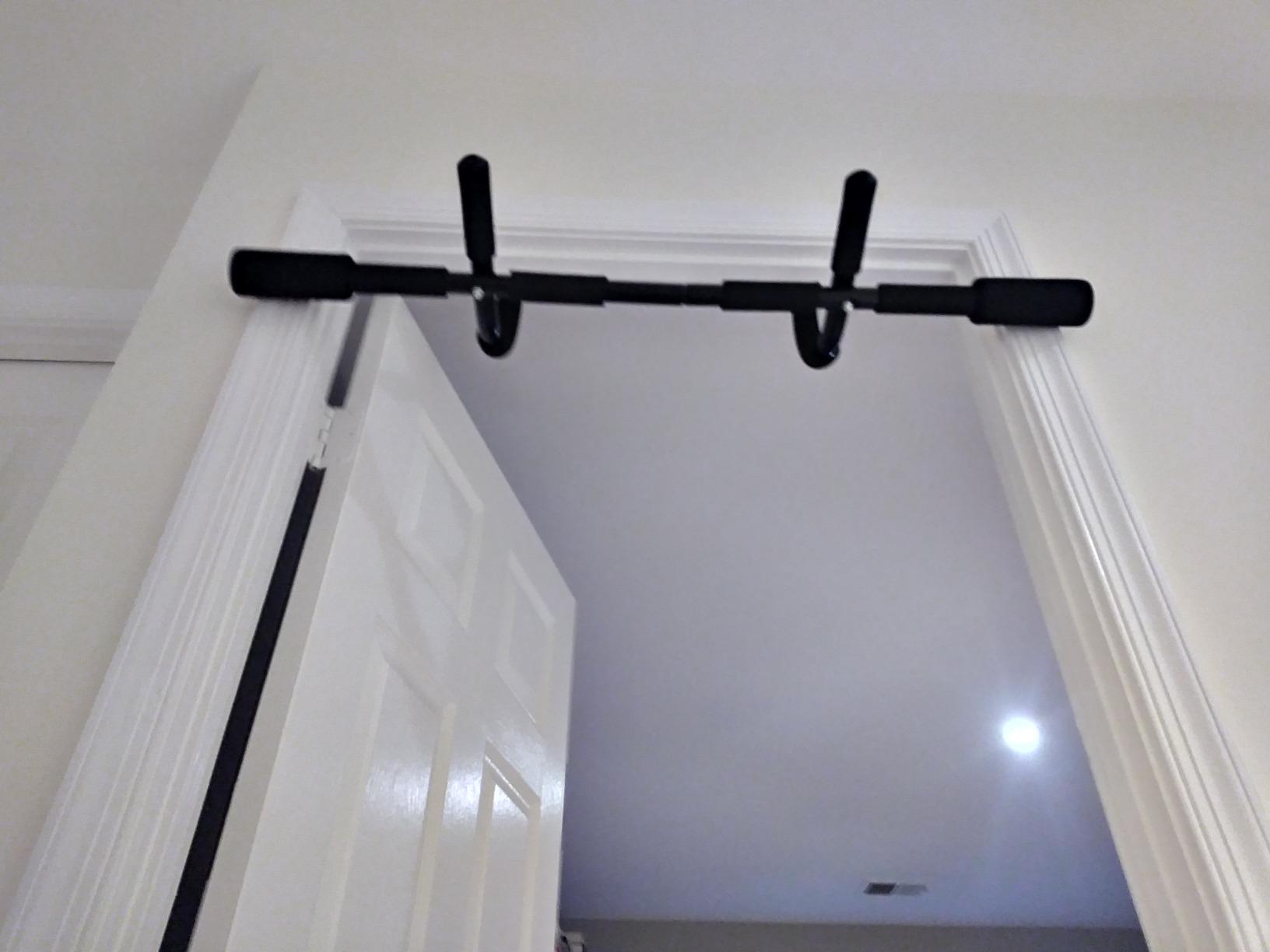 ProsourceFit Multi-Grip Lite Pull Up/Chin Up Bar, Heavy Duty Doorway Upper Body Workout Bar for Home Gyms 24