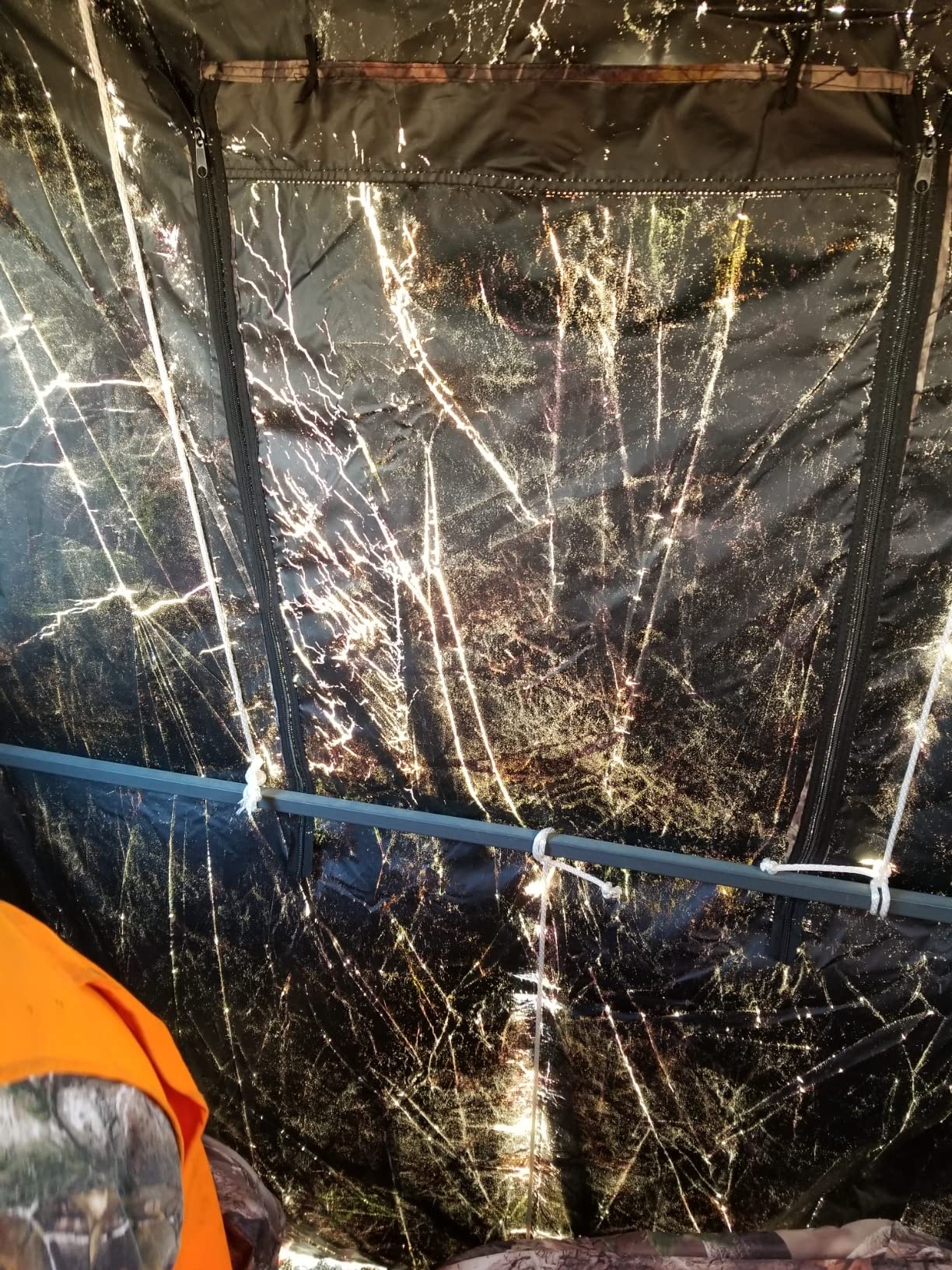 Guide Gear Elevated Deer Hunting Blind, Camo Tent for Tower Stand, 2 Person, Universal customer photo 2