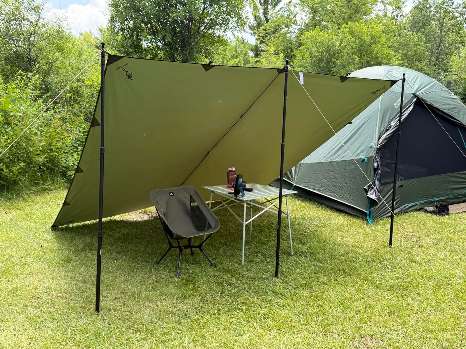 FREE SOLDIER Waterproof Camping Tarp Shelter Awning, Lightweight, Quick Setup customer photo 1
