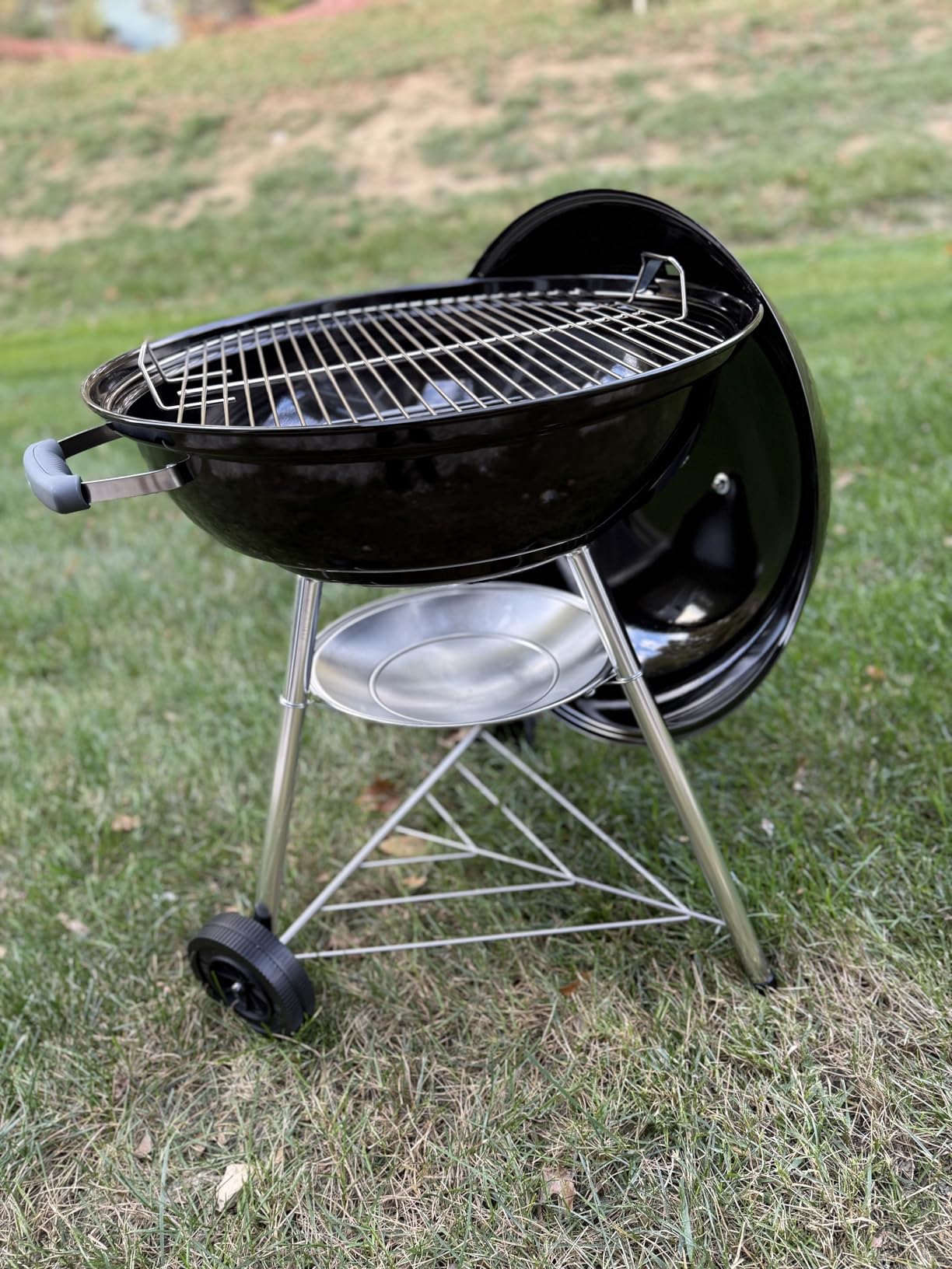 Weber Jumbo Joe Premium Compact Charcoal Grill, 22-Inch, Black | Compact Outdoor BBQ Grill with Durable Plated Steel Grates customer photo 1