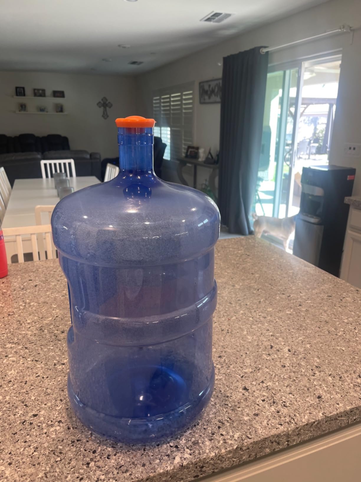Brio B.P.A. Free 5 Gallon Plastic Crown Cap Reusable Water Bottle Container customer photo 1