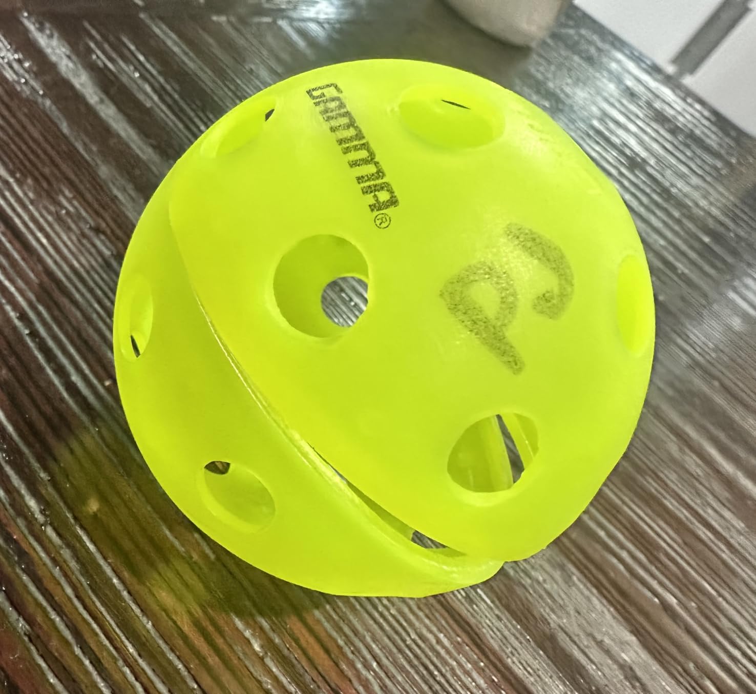 Gamma Photon Indoor Pickleballs Pack of 6, USAPA Approved, High-Visibility, Durable and Ultra-Balanced customer photo 2