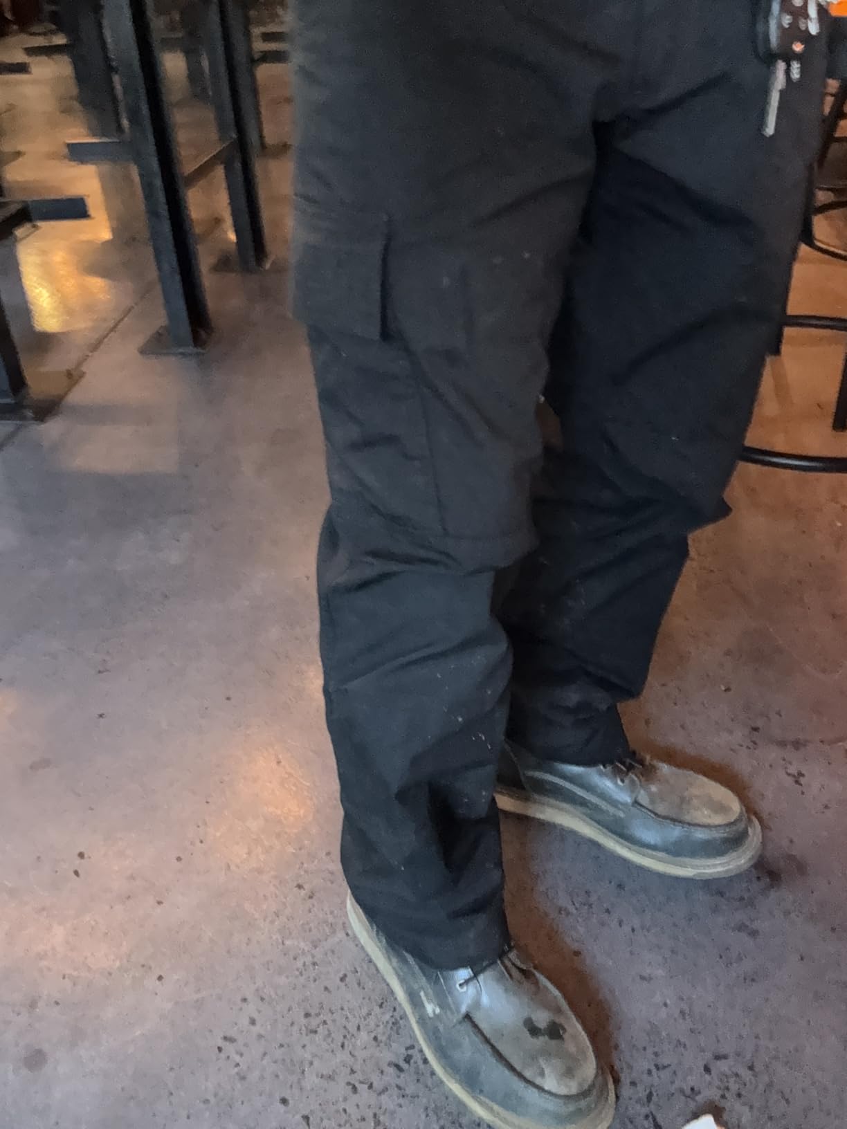 LAPG Men's Core Cargo Tactical Pants | Lightweight Ripstop Work & Hiking Cargo Pants for Men with Stretch Waistband customer photo 2