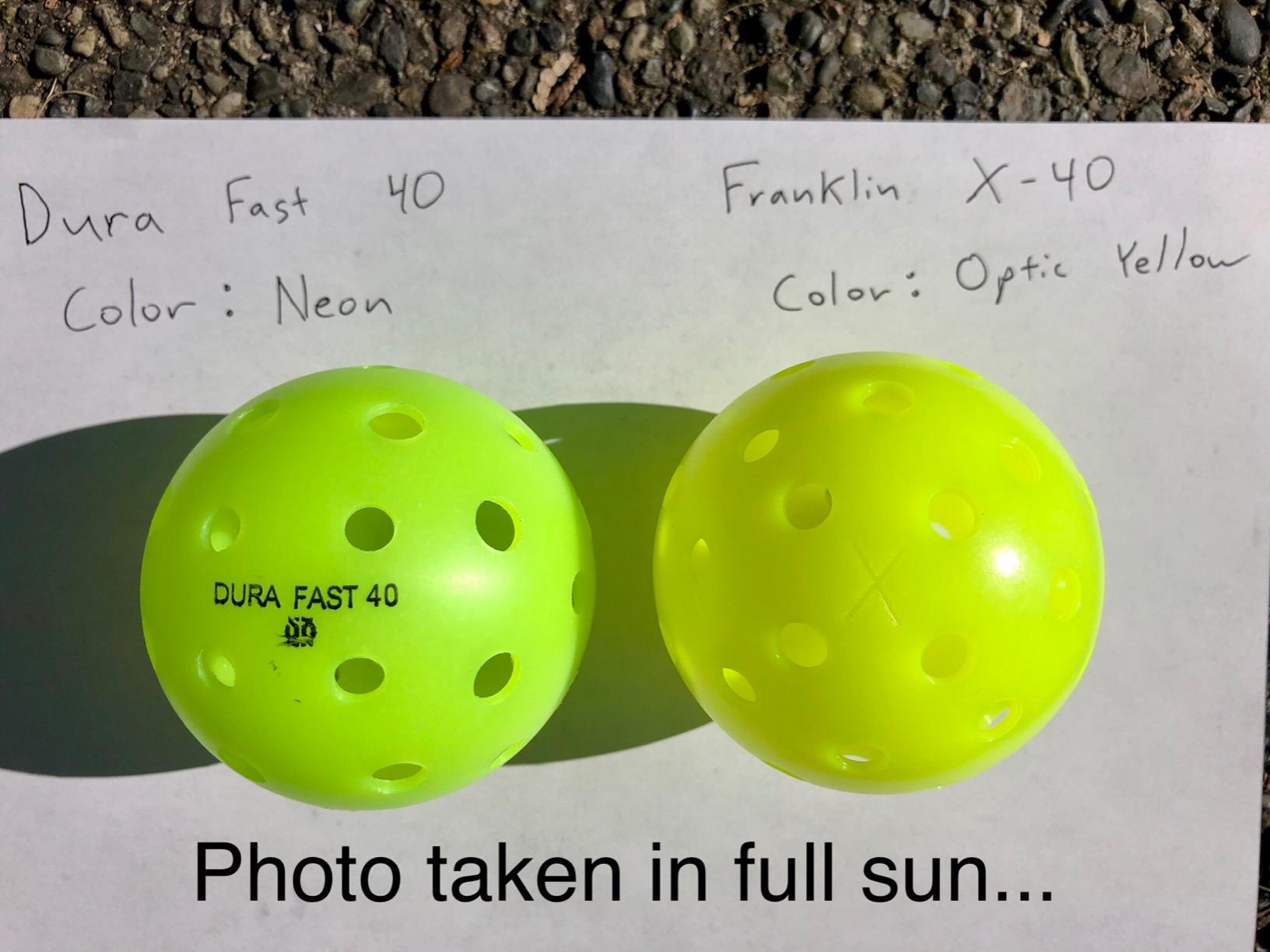 Franklin Sports X-40 Outdoor Pickleballs - Official Ball of USA Pickleball, APP Tour + US Open - Regulation Size customer photo 2