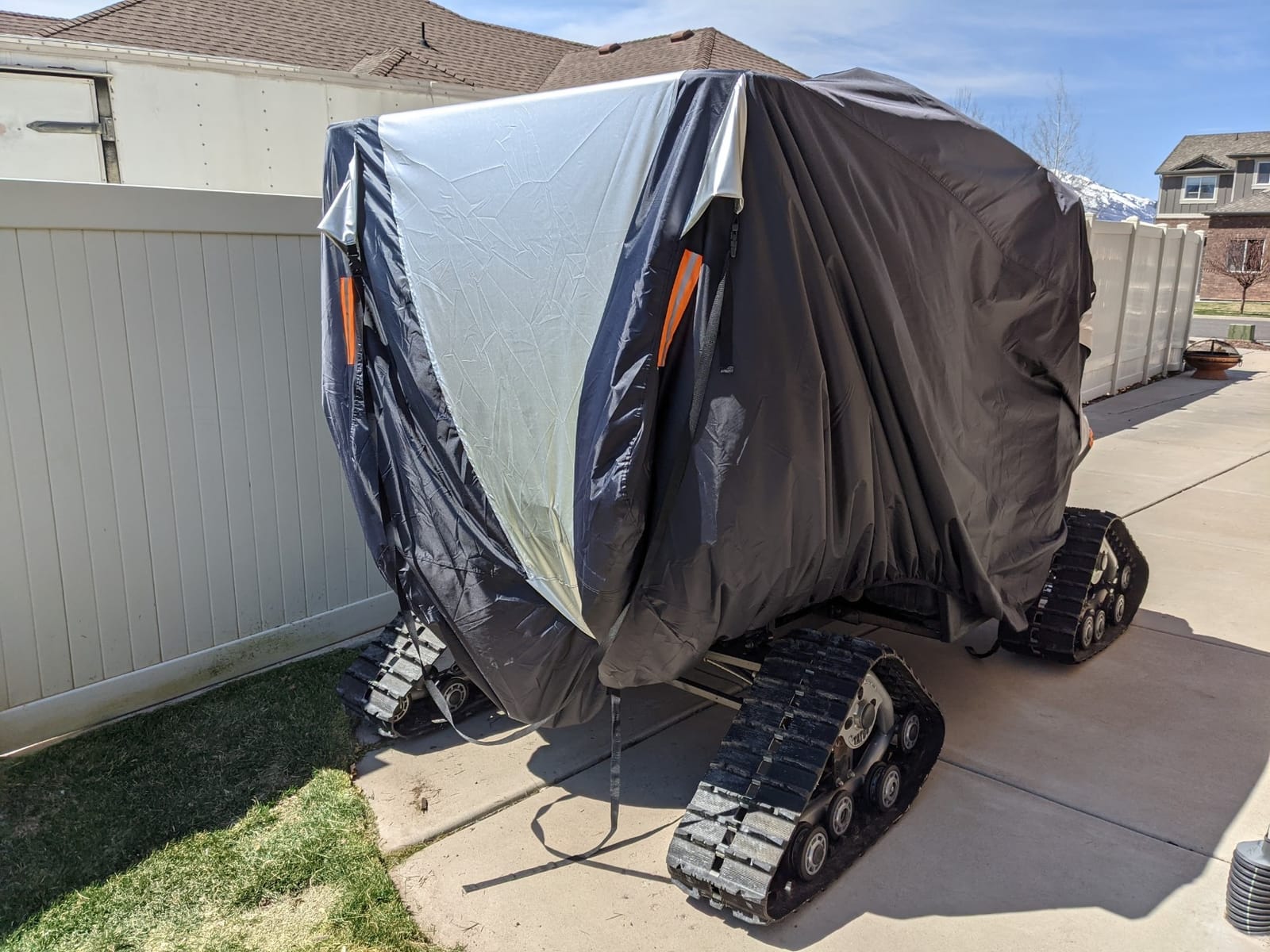 NEVERLAND UTV Cover 2-3 Seater Heavy Duty Oxford Waterproof Outdoor Storage | UV Protection, Adjustable Straps, 2 Air Vents for Polaris Ranger RZR Yamaha Wolverine Can-Am Defender Honda Kawasaki Mule customer photo 2