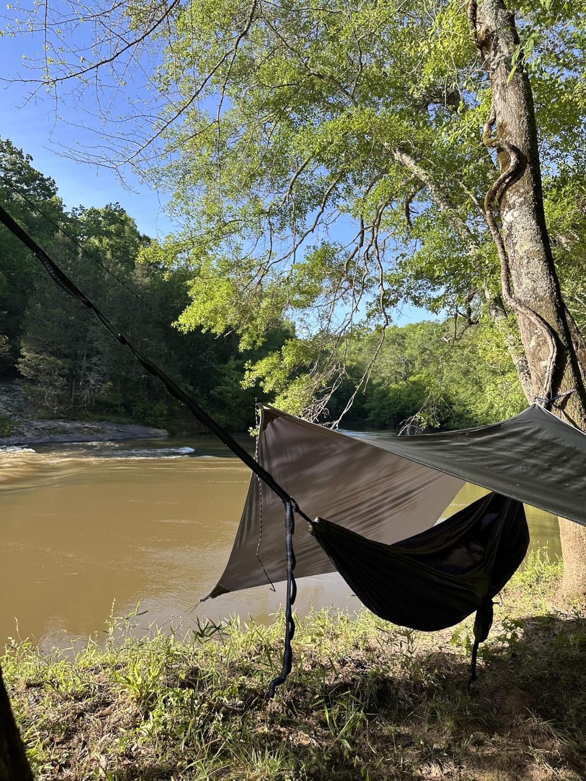 Wise Owl Outfitters Hammock Rain Fly - Waterproof Camping Tarp Cover with Tent Stakes & Carry Bag, Ultralight Shelter for Backpacking & Outdoor Shade customer photo 2