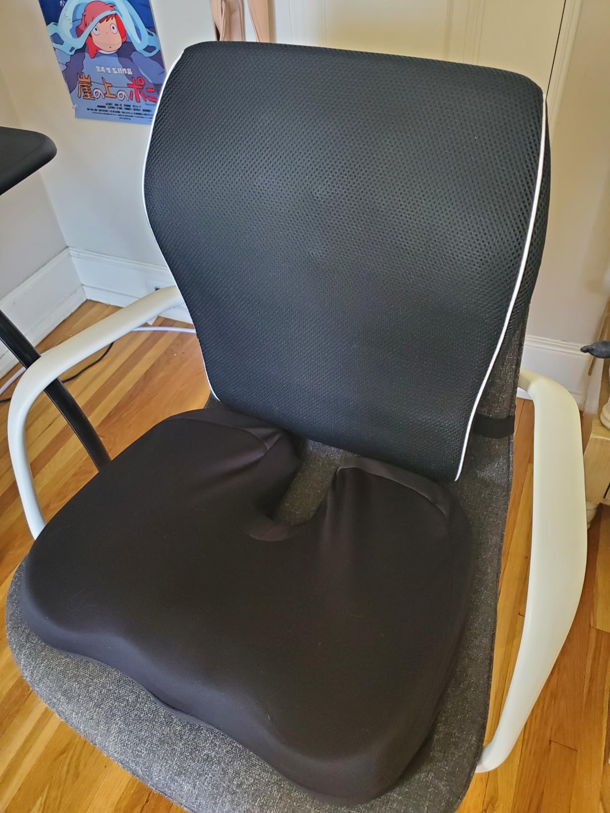 Lumbar Support Pillow for Office Chair,Mothers Day Gifts for Mom, Back Support Pillow for Car, Office Supplies, Chair Cushions, Back Pain Relief Improve Posture, Mesh Cover Double Adjustable Straps customer photo 2