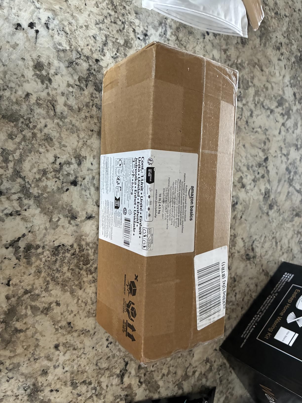 Amazon Basics Rubber Hex Dumbbell Hand Weight customer photo 2