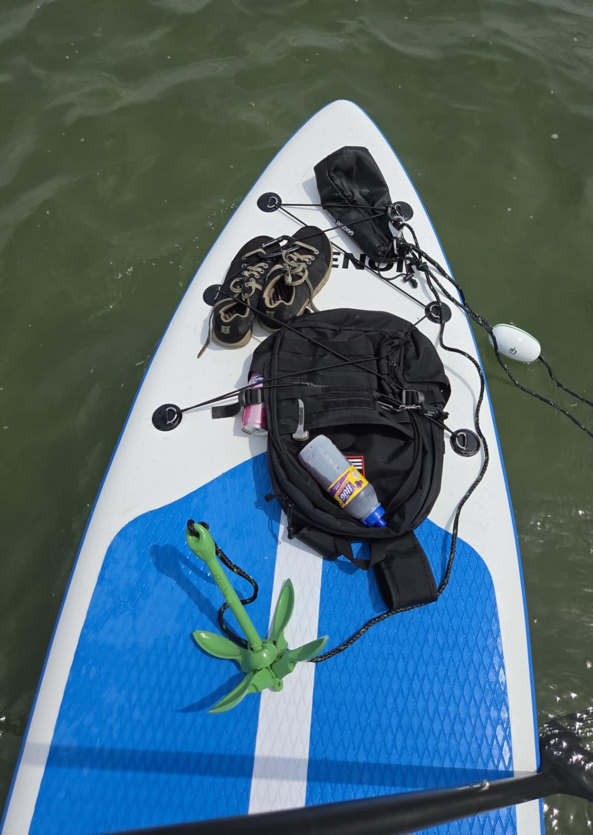 Gradient Fitness Kayak Anchor Kit | Paddle Board Accessories, Small Boat, SUP Jet Ski Accessories and Canoe Anchors, Jetski Accessory, PWC Anchor | Gradient Fitness boat anchor kit for paddle boards, SUPs, canoes, jet ski, and small boats, heavy duty for drift fishing. customer photo 1