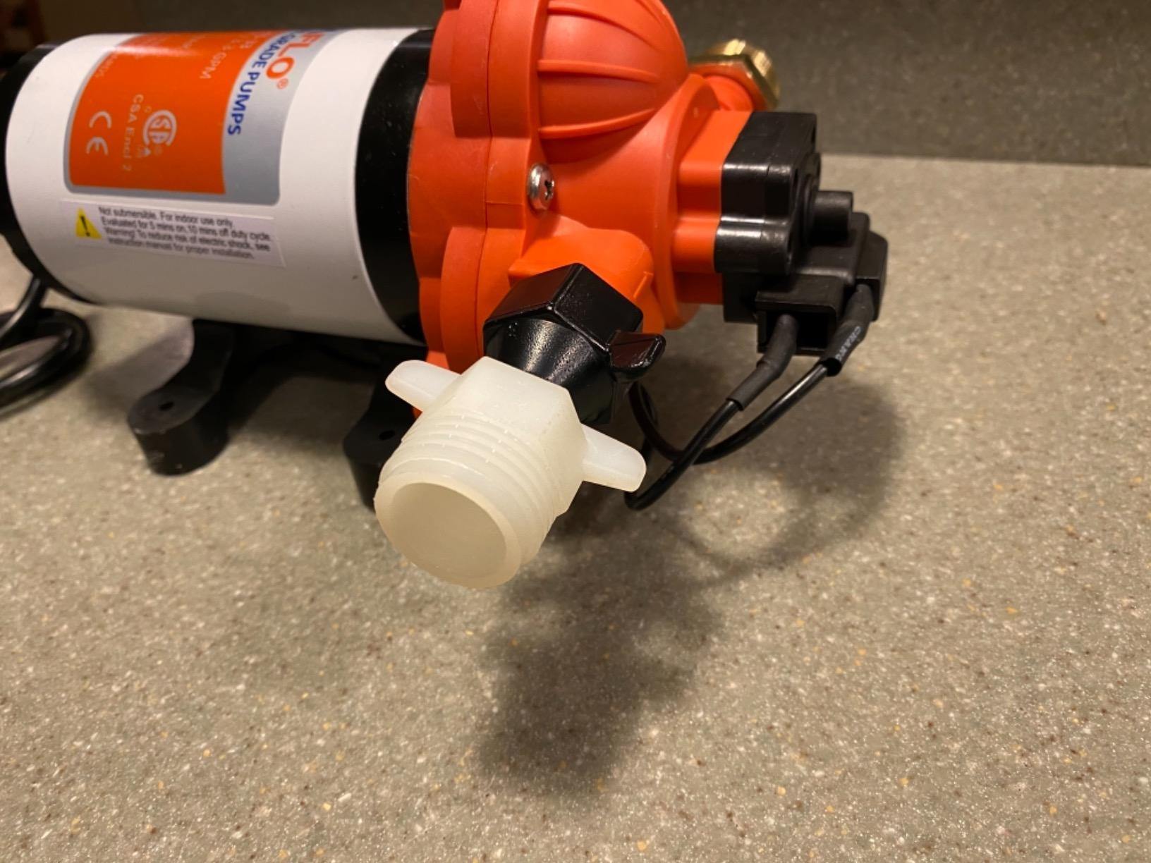 SEAFLO 33 Series 110V/115V AC Fresh Water Pump, 3.3 GPM 45 PSI Self-Priming Pressure Pump with Smart Pressure Switch, Automatic Demand Pump for RV, Caravan Marine Boat Industrial Use, 4-Year Warranty customer photo 1